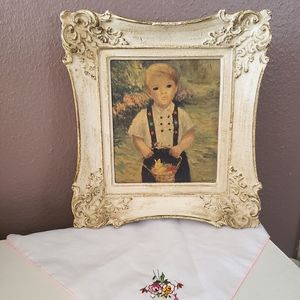 Vtg Wall Art Little Boy